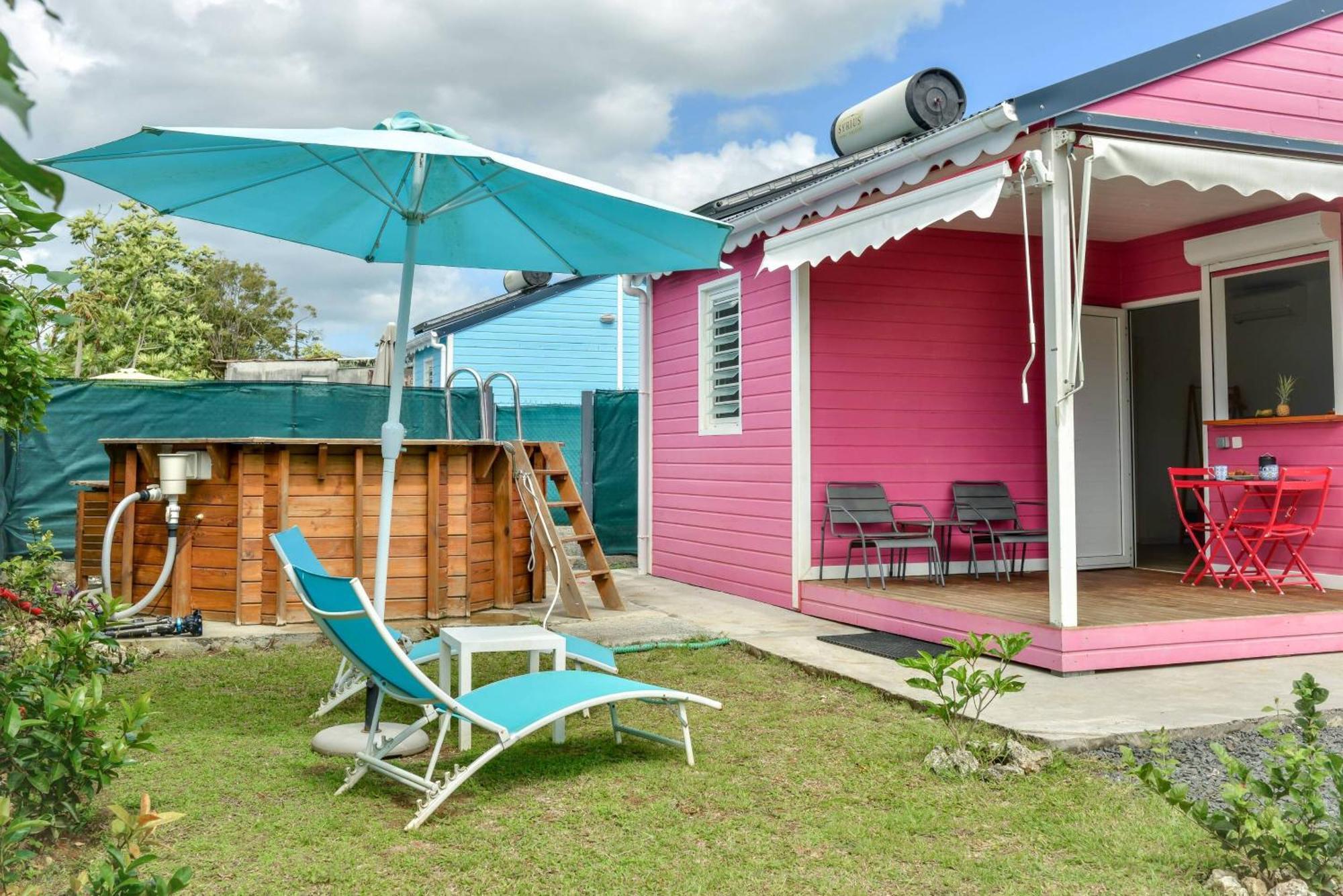 Les Jardins De Chantilly -Bungalows 4 Etoiles Avec Jardins Et Piscines Privees Baie-Mahault Ngoại thất bức ảnh