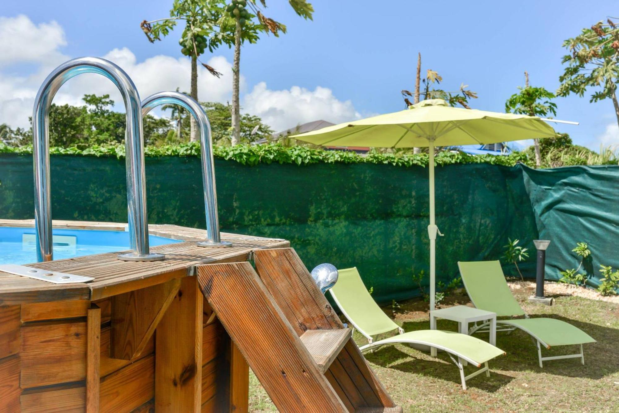Les Jardins De Chantilly -Bungalows 4 Etoiles Avec Jardins Et Piscines Privees Baie-Mahault Phòng bức ảnh
